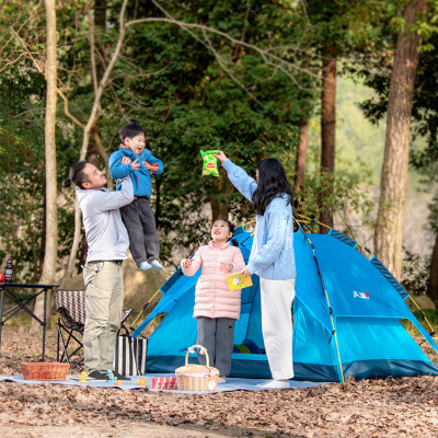 Lều cắm trại tự bung , lều du lịch dã ngoại dành cho 3-4 người, chống thấm nước -ZL033