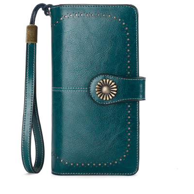 Ví Da Bò Cầm Tay Dáng Dài Thời Trang cao cấp Cho Nữ phong cách mới