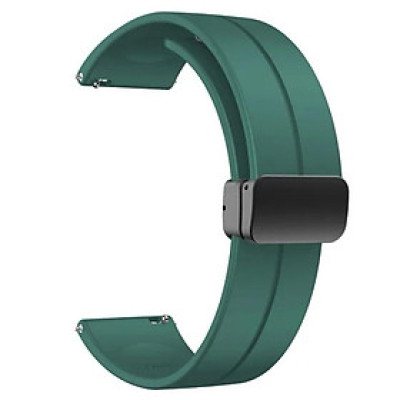 Dây silicon khoá nam châm màu đen dành cho đồng hồ Vivowatch 5