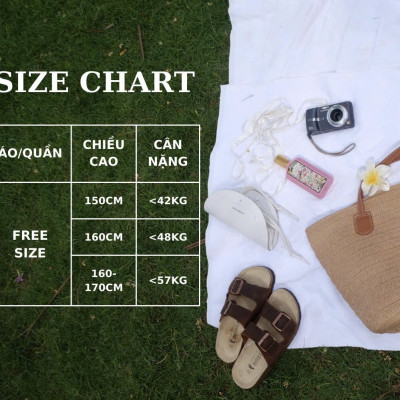 Set đồ mặc nhà đơn giản hoạ tiết hoa nhí