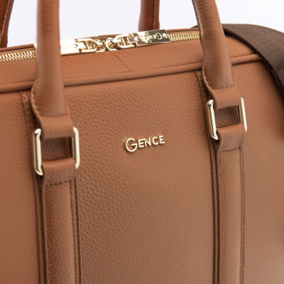 Cặp da nam công sở Gence da bò Mill GCE28-cặp đựng laptop-cặp đi công tác-túi xách nam đựng tài liệu