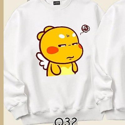 Áo Sweater cặp đôi Qoobee Q32-Q33 dễ thương Mr.Buffalo