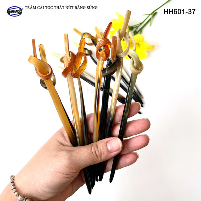 Trâm Cài Tóc Bằng Sừng Đầu Trâm Thắt Nút Kiểu Dáng Lạ Độc Đáo Tỉ Mỉ (HH601-37)