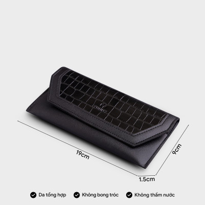 Ví Yuumy ( Thời trang nữ kiểu cầm tay dáng dài - Ví da Verein YV91 )