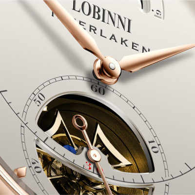 Đồng hồ nam chính hãng LOBINNI L13022-5,kính sapphire,chống xước,chống nước 50m,Bh 24 tháng,máy cơ (automatic)