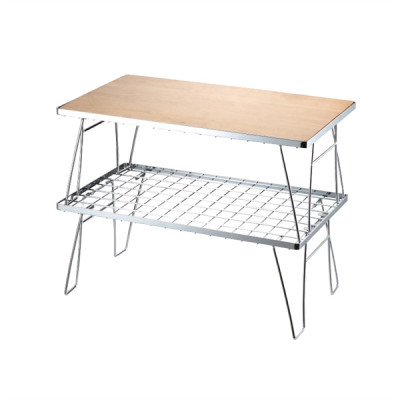 Kệ inox để đồ dã ngoại Campingmoon T-230A-2T (Kệ Đôi)