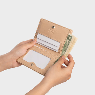 Ví Yuumy ( Thời trang nữ xinh xắn kéo khóa cách điệu - Ví da Seasand YV97 )