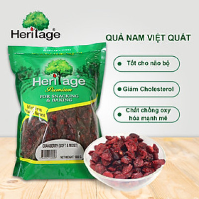 Quả nam việt quất - Cranberry sấy khô Heritage Thái Lan 1kg 