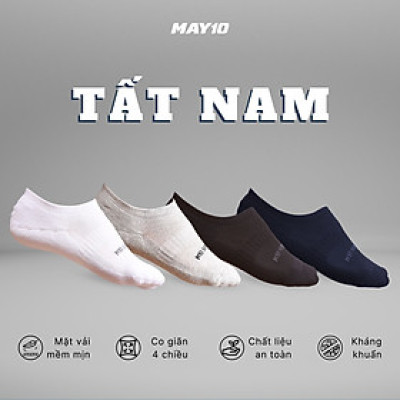 Tất- vớ nam cổ NGẮN chất liệu cotton thoáng khí May 10 mã 11050122047