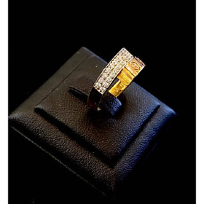 nhẫn vàng 18k đính đá