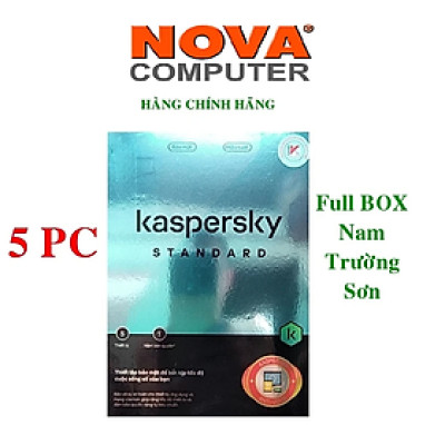 Kaspersky Standard Cho 5 Máy Tính - Standard 5 - Hàng chính hãng 