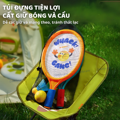 Vợt cầu lông vợt tennis cho trẻ em Mideer Kids Entry-Level Racket 2 in 1, Đồ chơi thể thao cho bé