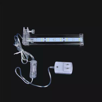 Đèn bể cá cảnh KẸP hồ cá 15cm 25cm 35cm 45cm 60cm BONETAR 10D 20D 30D 40D cao cấp, 2 màu trắng xanh, siêu bền, tiết kiệm điện