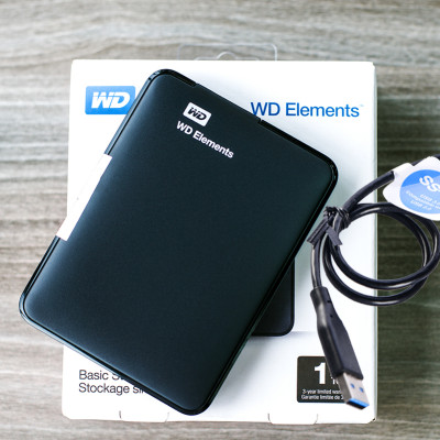 Ổ Cứng Di Động WD Elements 1TB 2.5 USB 3.0 - WDBUZG0010BBK - Hàng Chính Hãng