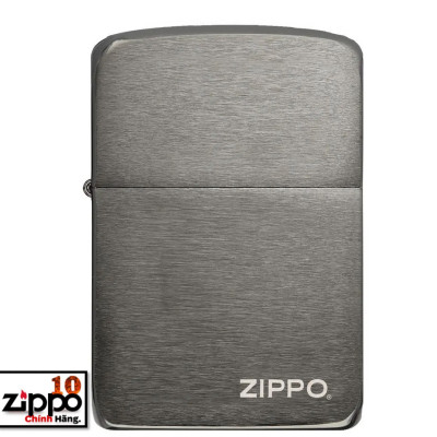 Bật Lửa Zippo 24485 Replica 1941 Black Ice with Logo - Chính hãng 100%
