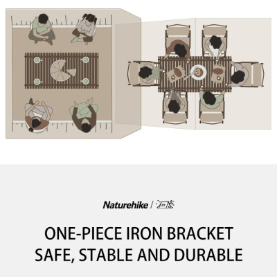 Lều cắm trại Village 6.0 lắp dựng nhanh thế hệ 2 NatureHike CNK2300ZP021