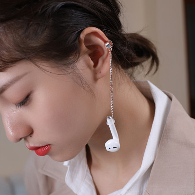 1 Đôi khuyên tai đeo tai nghe airpod phụ kiện đeo tai nghe không dây bluetooth chống rơi rớt thất lạc kẹp vành trên cá tính