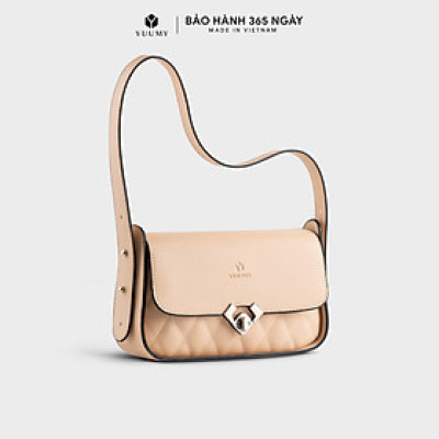 Túi Yuumy ( Thời trang nữ hình chữ nhật khóa cài kim loại size 23 - Túi đeo vai da Seasand YN234 )