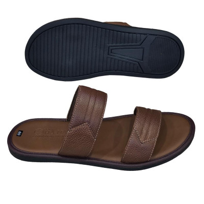 Dép Nam Quai Ngang HÀ NAM Da Bò Thật Cao Cấp DNA2145