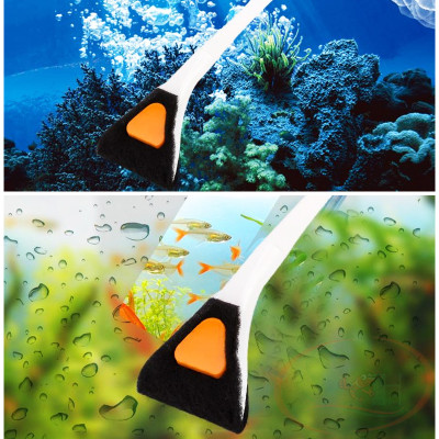 Cọ bùi nhùi cạo rêu tảo bám kính dao cạo nhựa bể cá tép thủy sinh