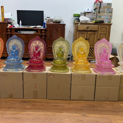 BỘ 7 VỊ DƯỢC SƯ ĐÁ LƯU LY JUNO SOFA ĐẦY ĐỦ CÁC MÀU TRƯNG BÀY HOẶC LÀM QUÀ TẶNG NGƯỜI THÂN