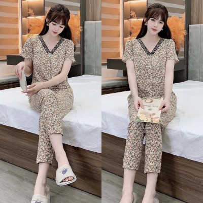 quần áo mặc nhà chất lụa hàn