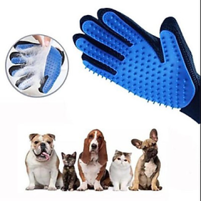 Găng Tay Tắm Chải Lông Rụng Cho Chó Mèo