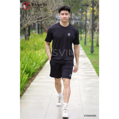 Bộ Quần Áo Thể Thao Nam FASVIN AT25663.HN Mềm mại co giãn thoáng mát