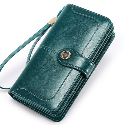 Ví Da Bò Cầm Tay Dáng Dài Thời Trang cao cấp Cho Nữ phong cách mới