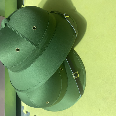 Mũ cối tàu cốt phíp hàng thửa- thích hợp làm quà tặng biếu sếp,siêu cứng,không ngấm nước,đốt không cháy,vải gabadin tô châu 