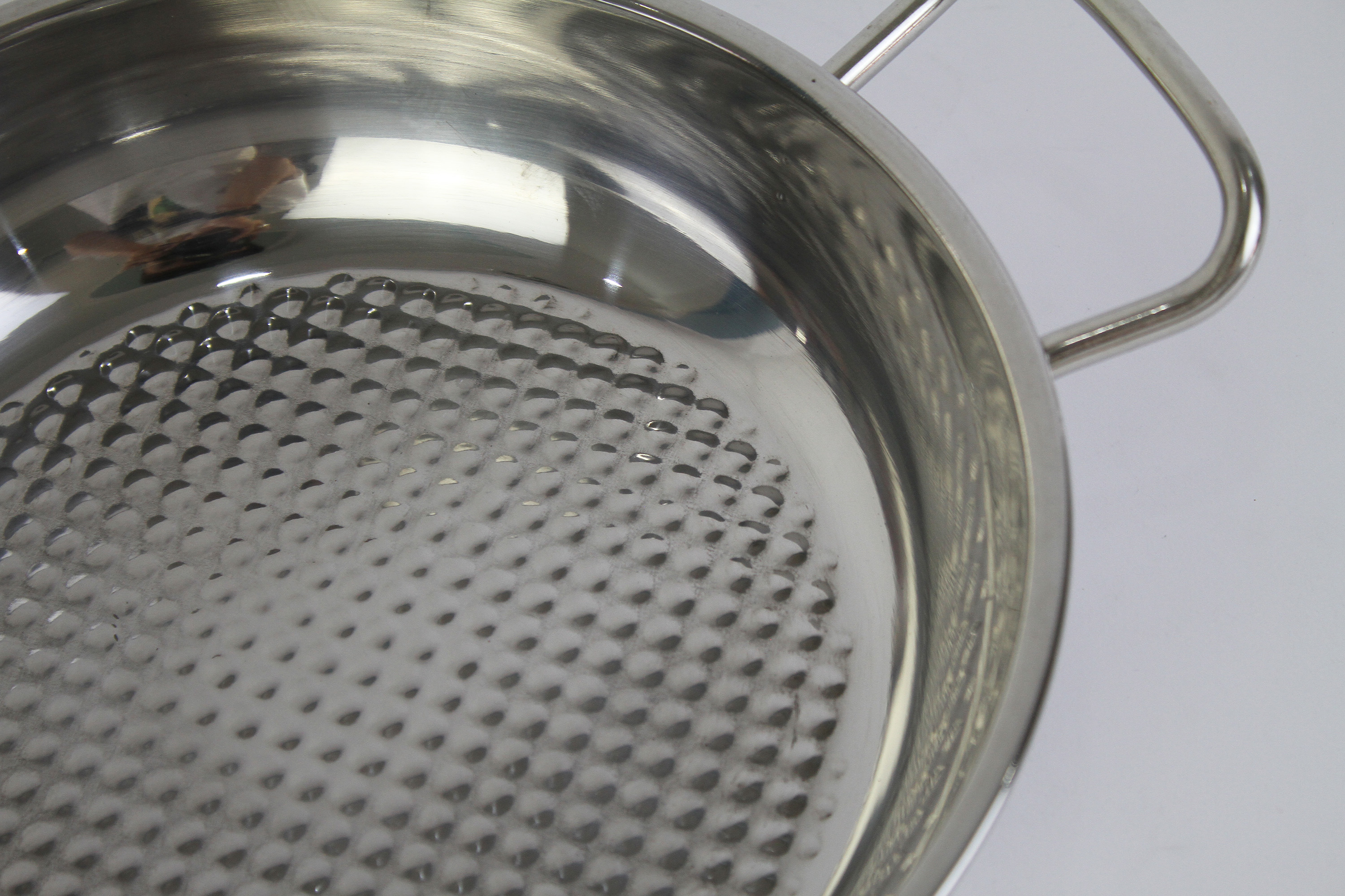 Nồi lẩu xào caro 3 đáy inox 430 Fivestar bếp từ nắp kính ( 24 cm ) , tặng 1 vá canh