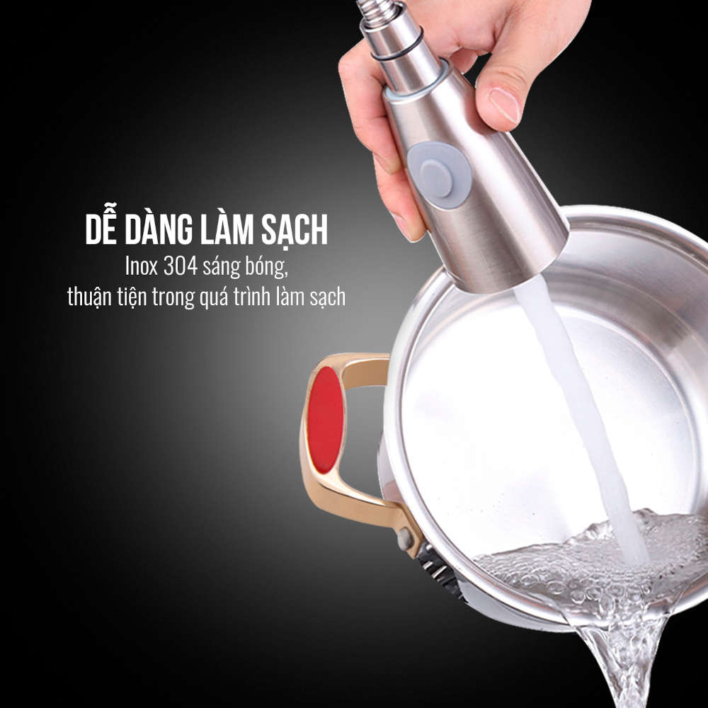 Bộ 3 nồi Inox 304 đúc liền nguyên khối Elmich Trimax Red Velvet EL-2108MN
