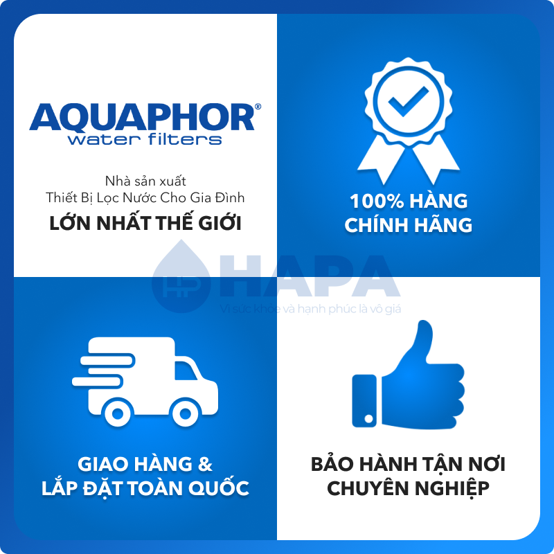 Bộ 3 Lõi Lọc Nước AQUAPHOR Nhập Khẩu Thay Cho Máy AQUAPHOR CRYSTAL H - Hàng Chính Hãng