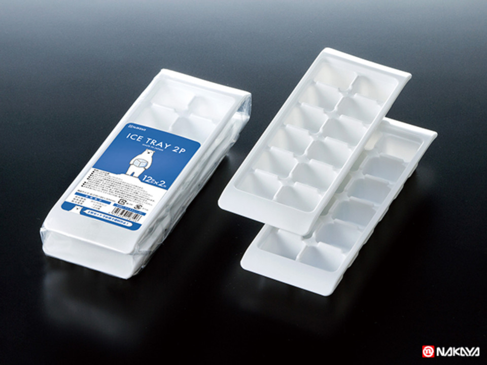 Khay làm đá viên kháng khuẩn, an toàn Nakaya Ice Tray - Hàng nội địa Nhật Bản |#nhập khẩu chính hãng| |#Made in Japan| |#K280|#K281|#K298|