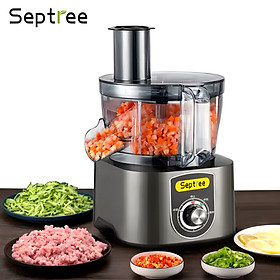Máy thái rau củ quả đa năng chuyên nghiệp thương hiệu Mỹ cao cấp Septree ANS-A5 - Công suất 600W - Hàng Nhập Khẩu