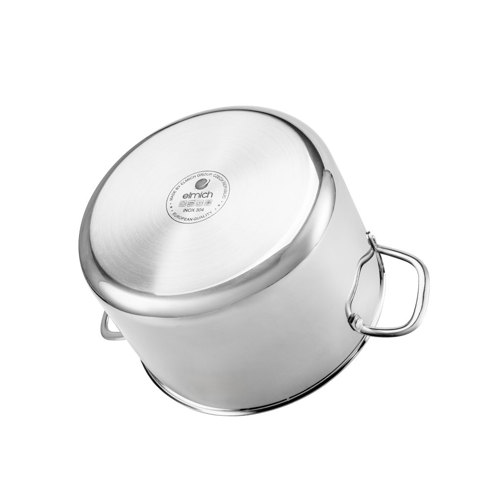 Nồi luộc gà Inox 3 lớp đáy liền Elmich Trimax Classic 28cm 2410OL, Hàng chính hãng, Dùng được mọi loại bếp - JoyMall