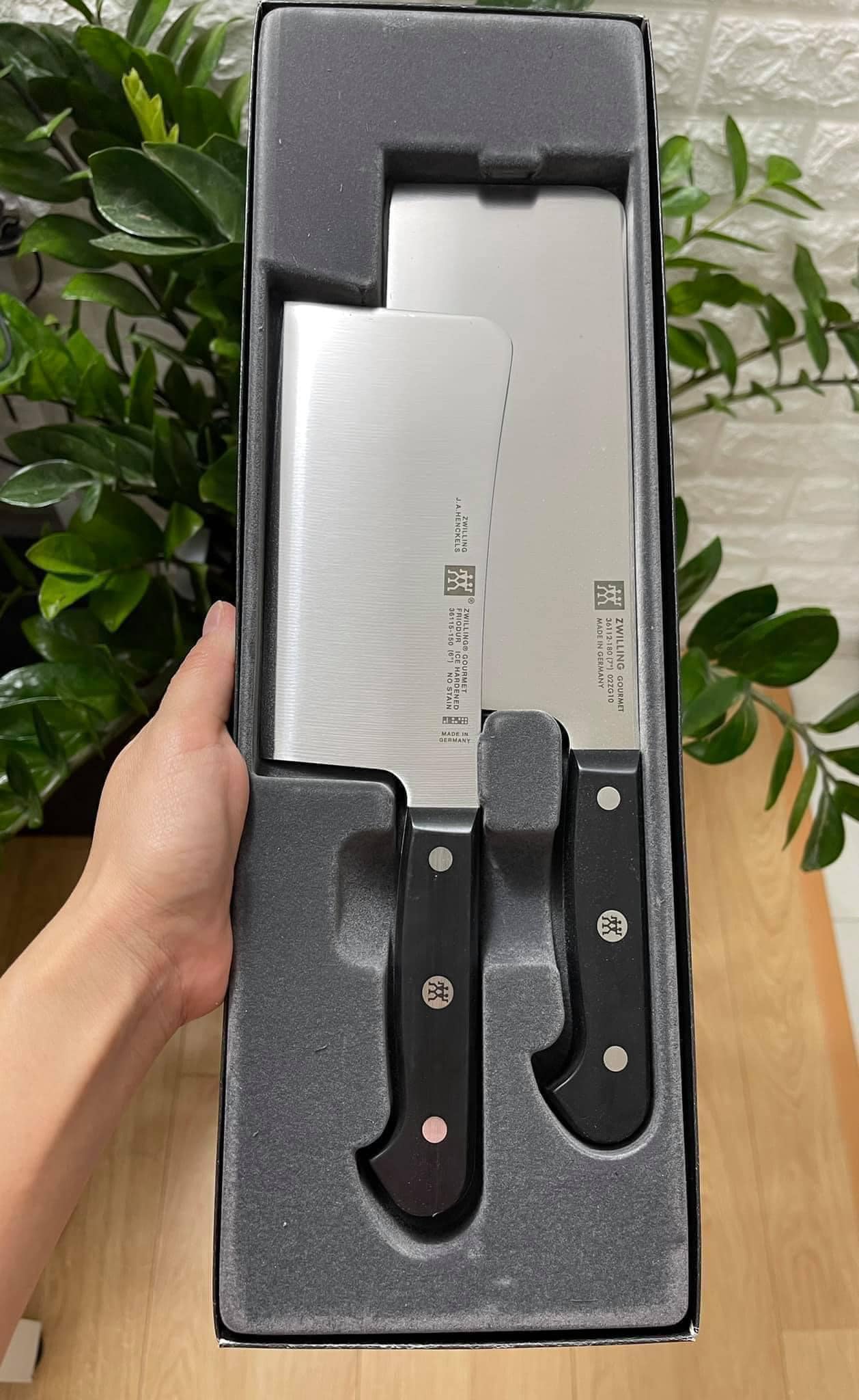 SET DAO CHẶT VÀ DAO THÁI BẢN TO ZWILLING GOURMET - MADE IN GERMANY Hàng chính hãng