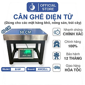 Cân Ghế Điện Tử B19P - Mặt Bàn Cân 400X500MM