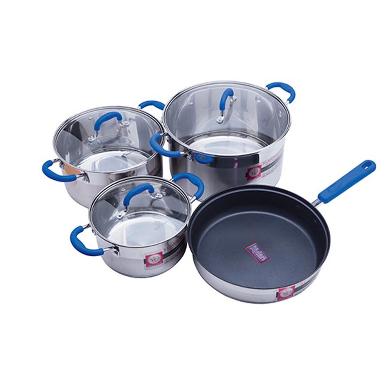 Bộ nồi chảo inox SmartCook SM1497 - Hàng Chính Hãng