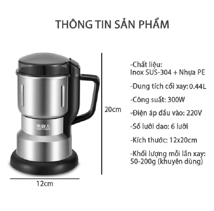Cối xay bột mini