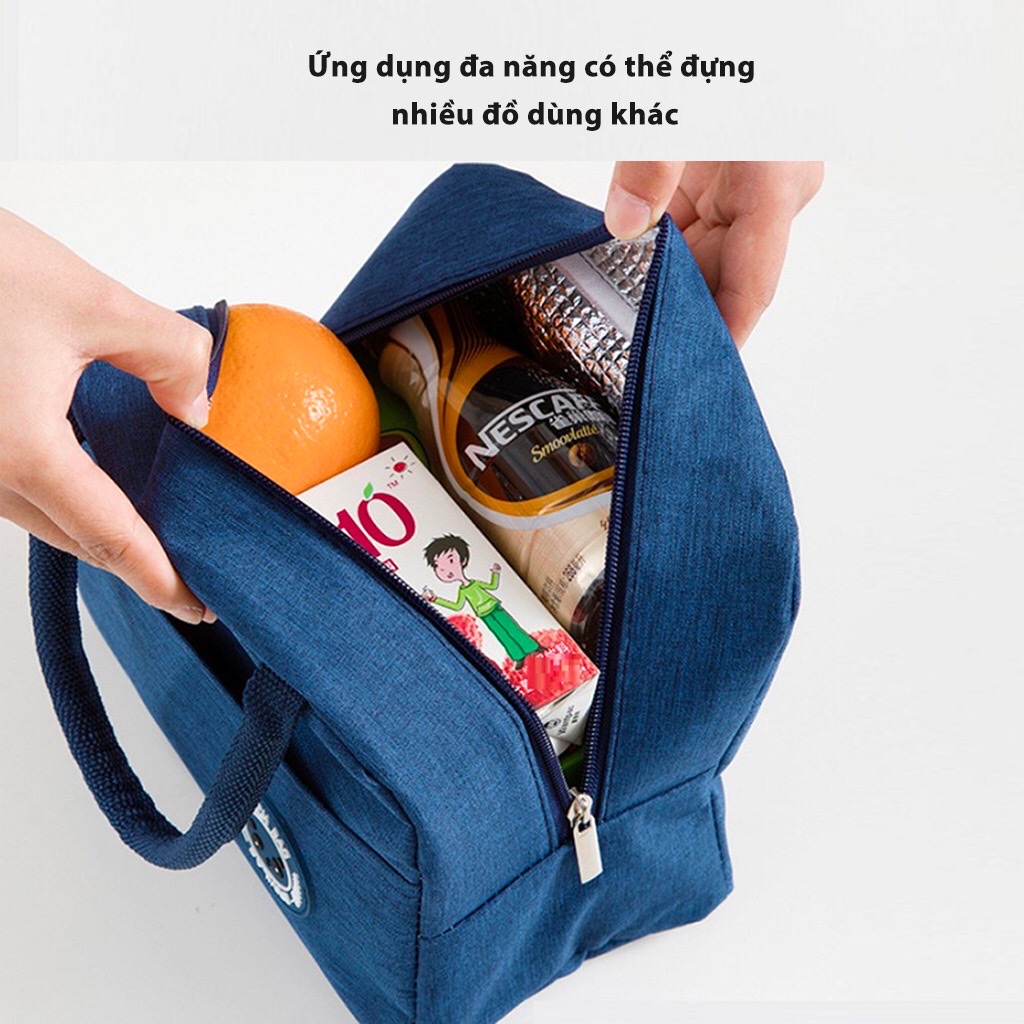 Túi giữ nhiệt nóng , lạnh cao cấp , đựng hộp cơm trưa văn phòng , 3 lớp chống thấm , chống sốc có quai xách chắc chắn ,giữ nguyên hương vị của thức ăn ,nước uống