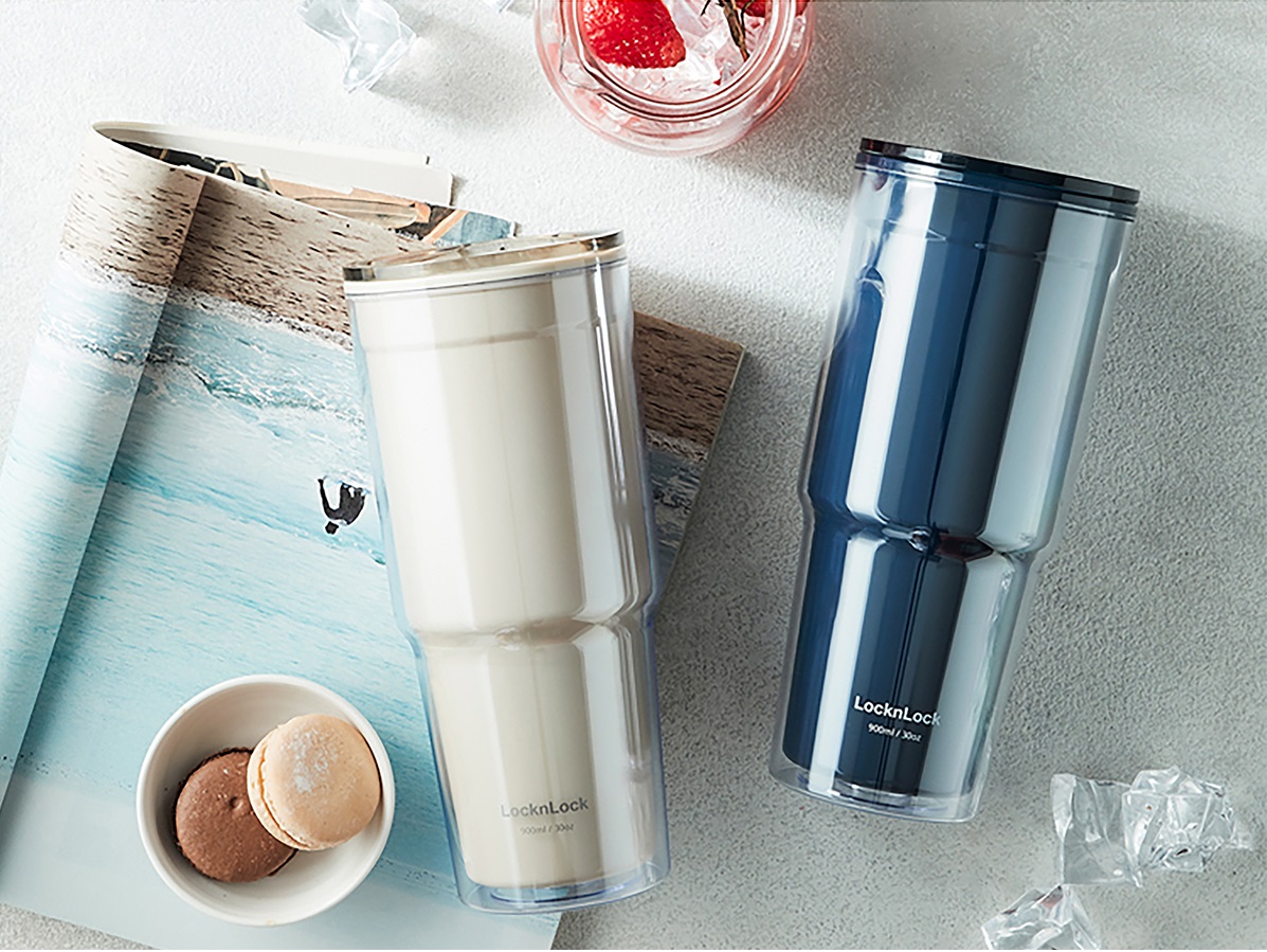 Ly Nhựa 2 Lớp LocknLock 900ml HAP502