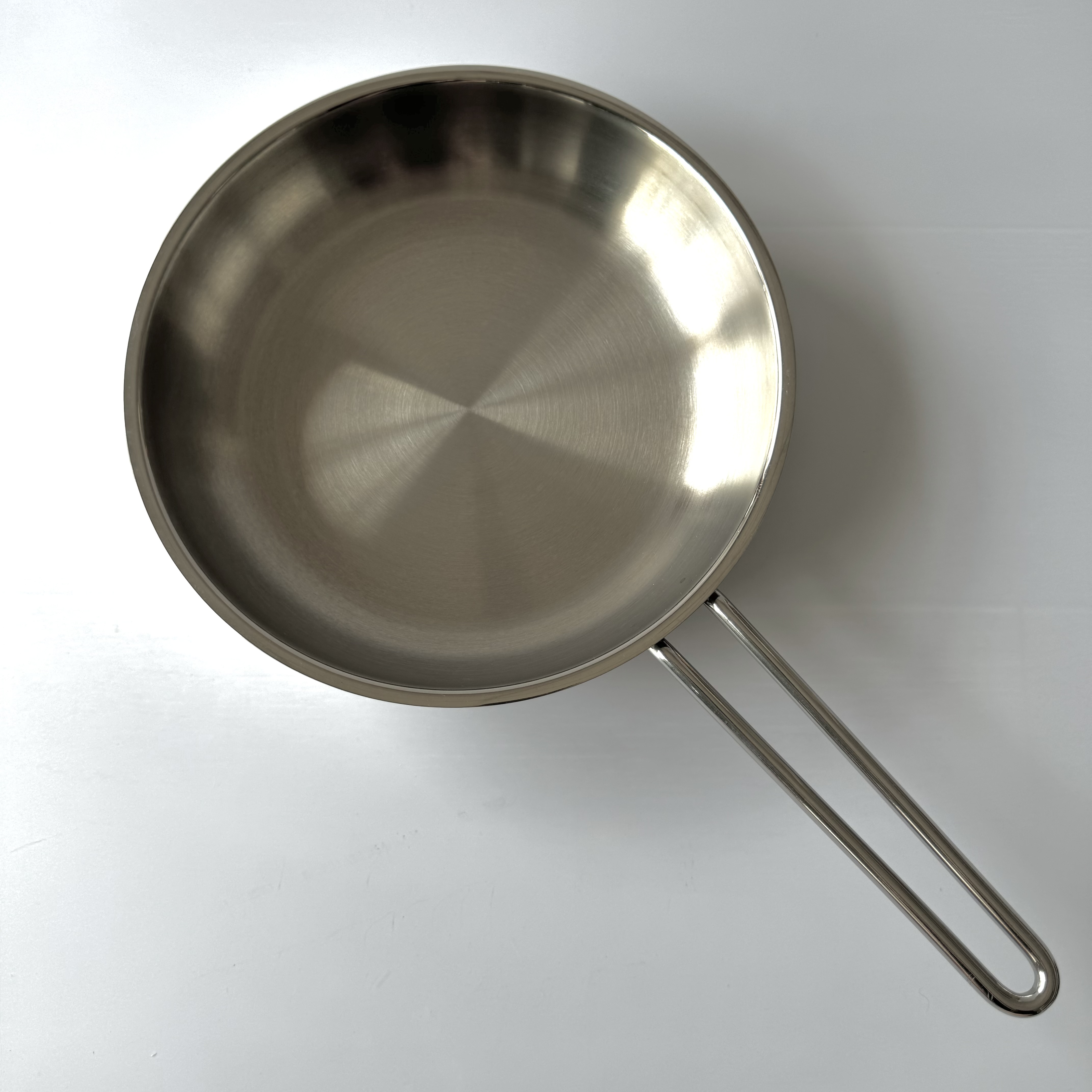Chảo Inox 304 24cm Korkmaz Tombik A1800 - Hàng Chính Hãng