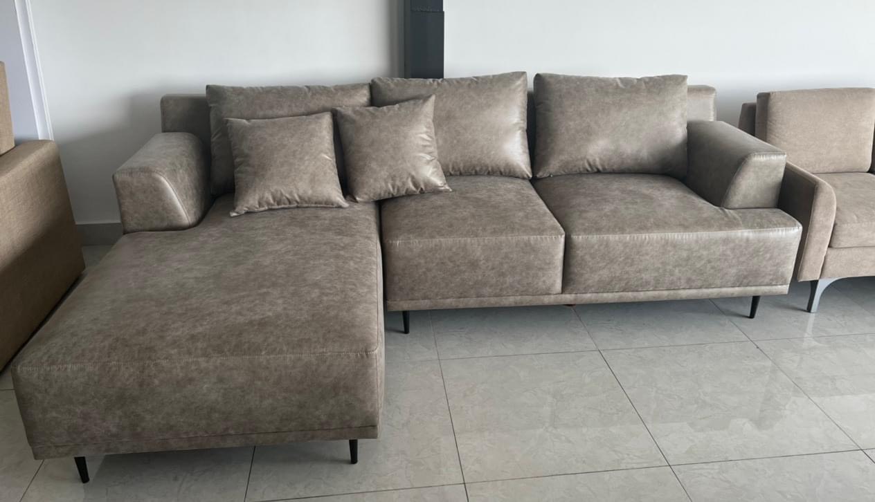 Sofa da góc L Buffalo Juno Sofa kích thước 2m6 x 1m6