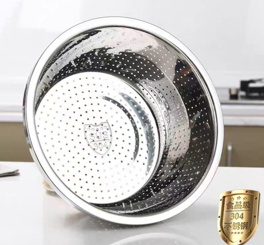 rổ inox ,rá vo gạo inox 304% cao cấp
