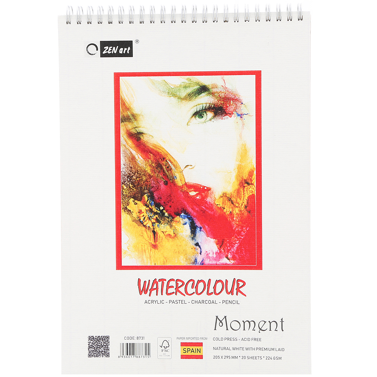Sổ Lò Xo Vẽ Czenart 8731 A4 - 20 Tờ DL224 - Giao Mẫu Ngẫu Nhiên