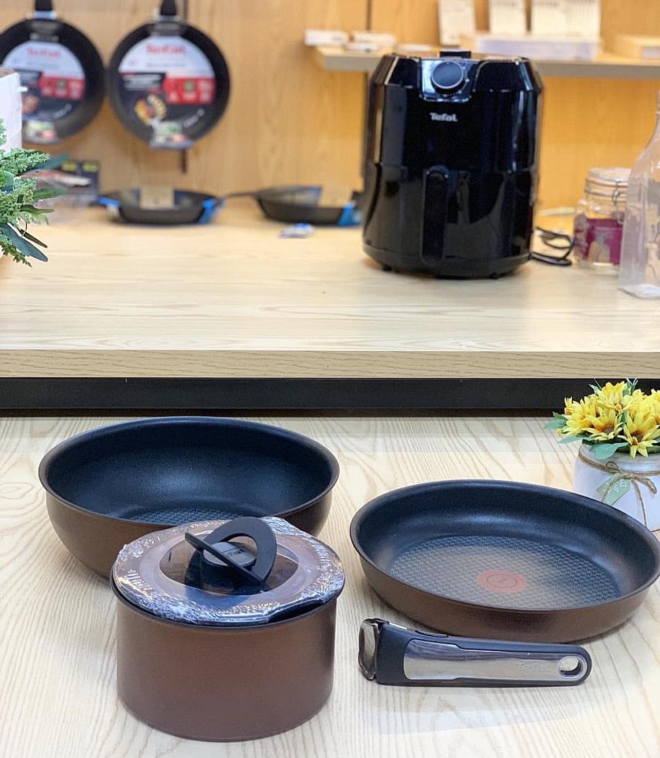 Bộ nồi chảo cán rời Tefal Ingenlo Resource L6759522 Hàng chính hãng