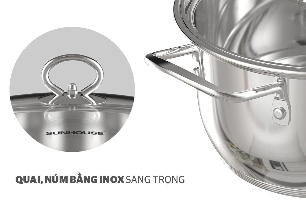 Nồi Inox 5 đáy SUNHOUSE SHG788-24
