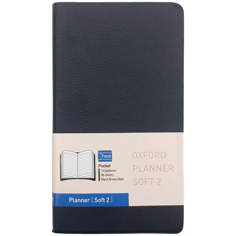 Sổ Lên Kế Hoạch Bỏ Túi Bìa Mềm 96 Trang - Oxford PLN1PK-T - Màu Đen