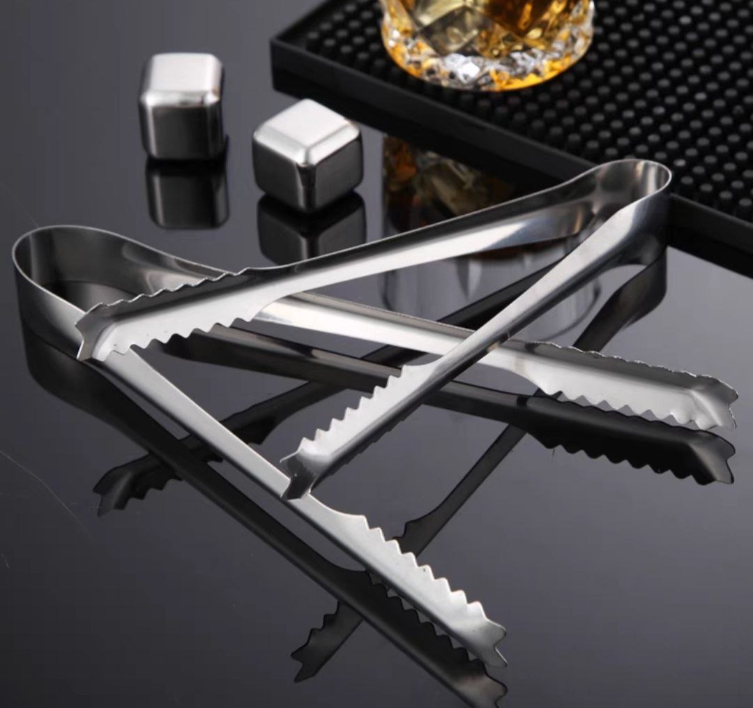 Dụng Cụ Gắp Đá, Gắp Thực Phẩm, Chất Liệu Bằng Inox (Tiện Lợi, Dễ Dàng Sử Dụng)